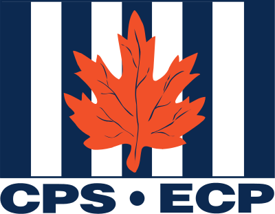 The logo for cps ecp has a maple leaf on it