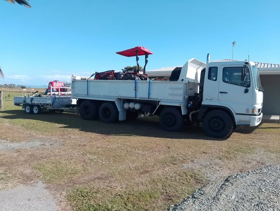 A White Truck With a Equipment Attached to It — CQ Rural Services In Bakers Creek, QLD