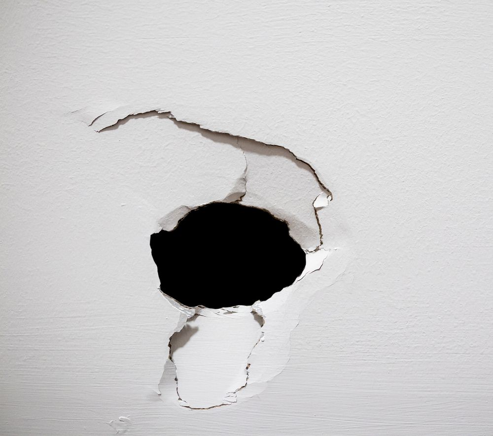 Hole in White Wall — Patch Plaster Paint in Johnston, NT