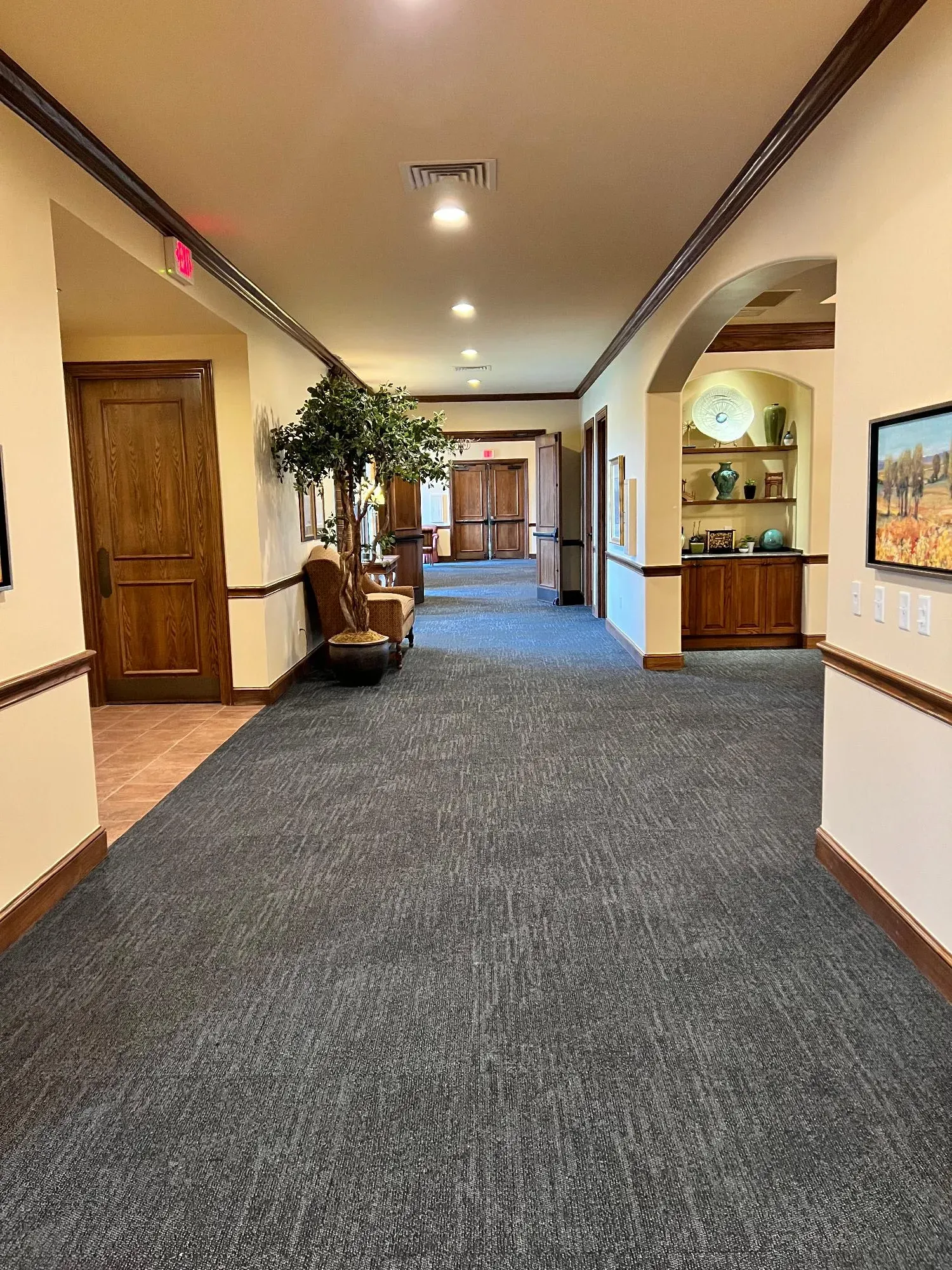 Funeral Home Hallway