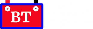 A logo for bt battery technologies your battery warehouse and supply