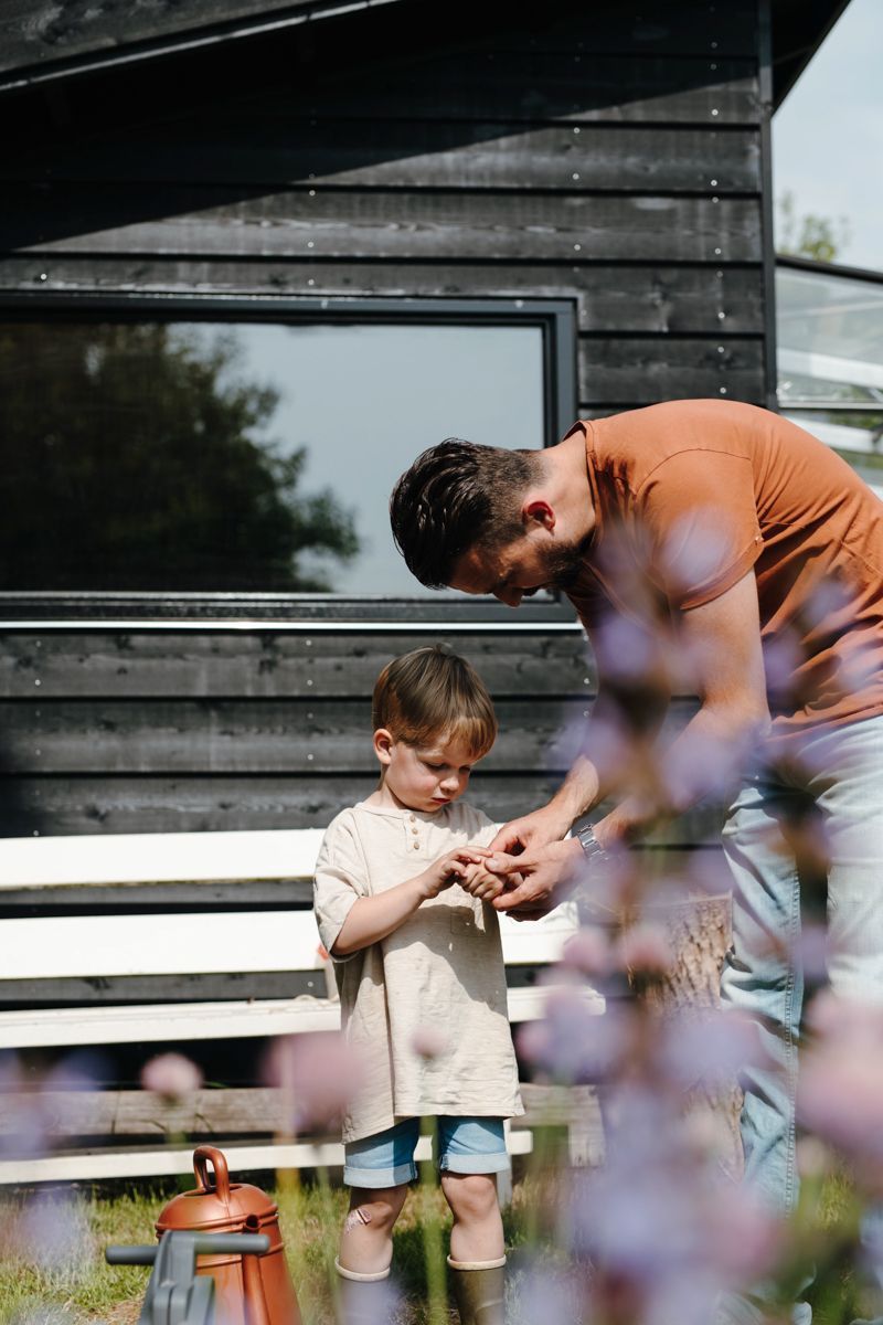 Fotoshoot in de moestuin
