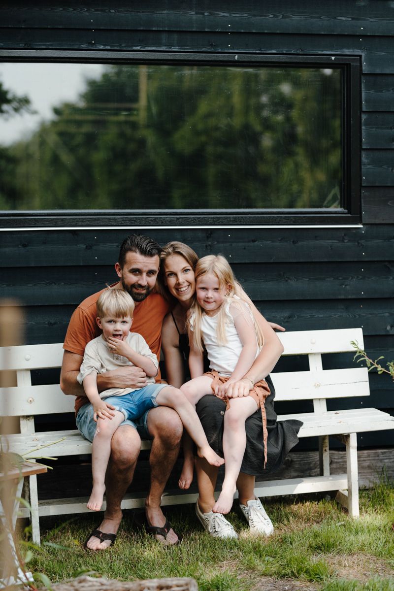 Fotoshoot in de moestuin
