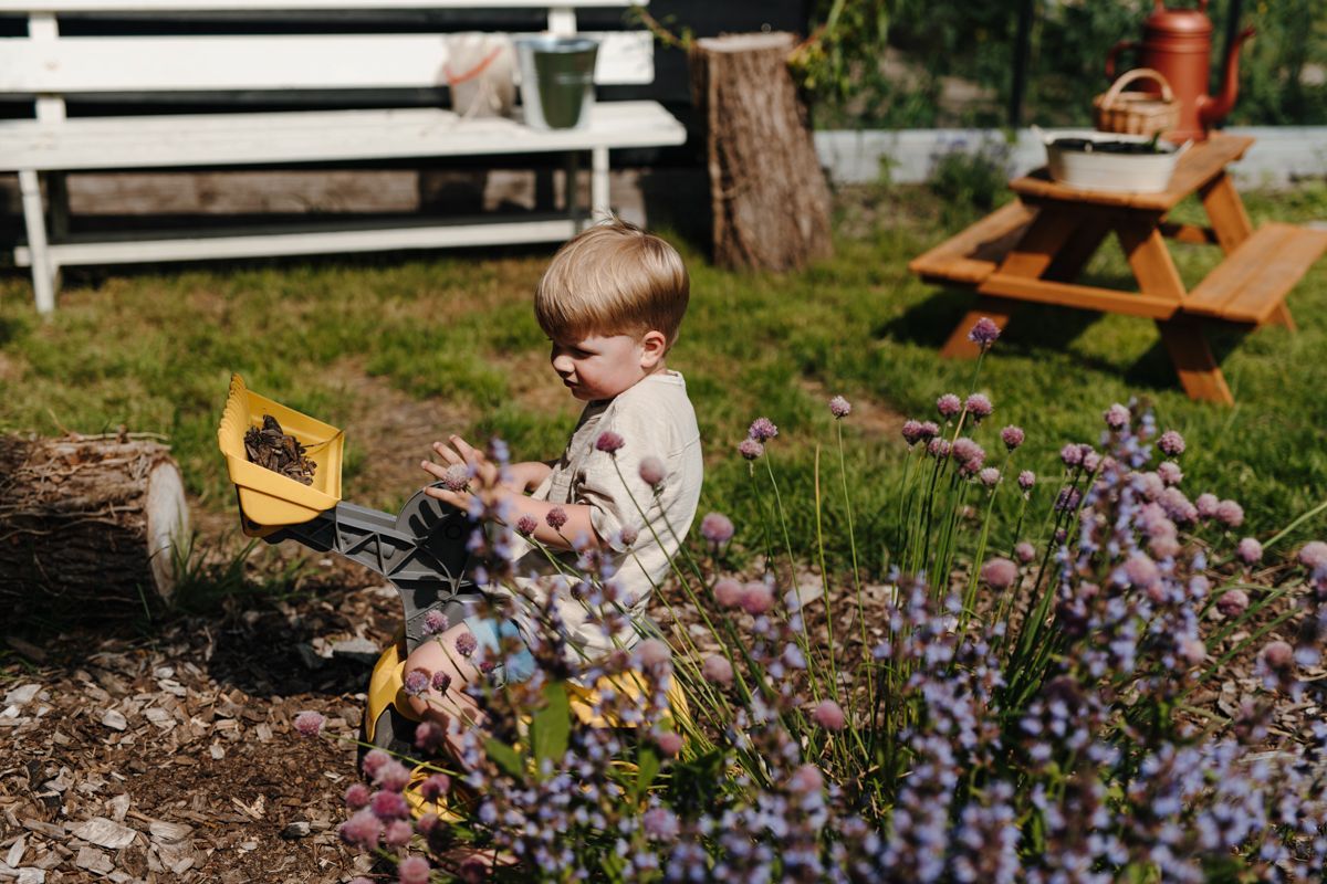 Fotoshoot in de moestuin