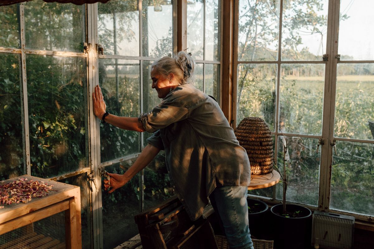 Fotoshoot in de tuin van Angelique - Stapel op mijn school