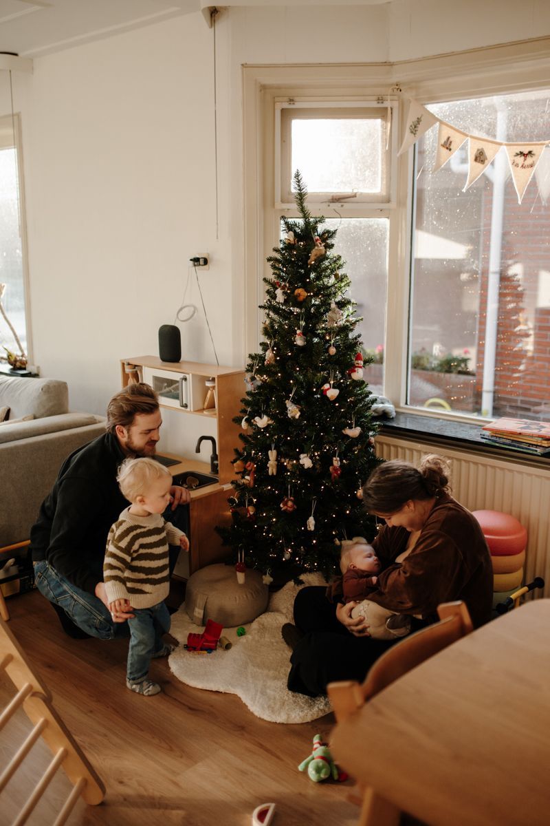 Gezinsfotoshoot aan huis