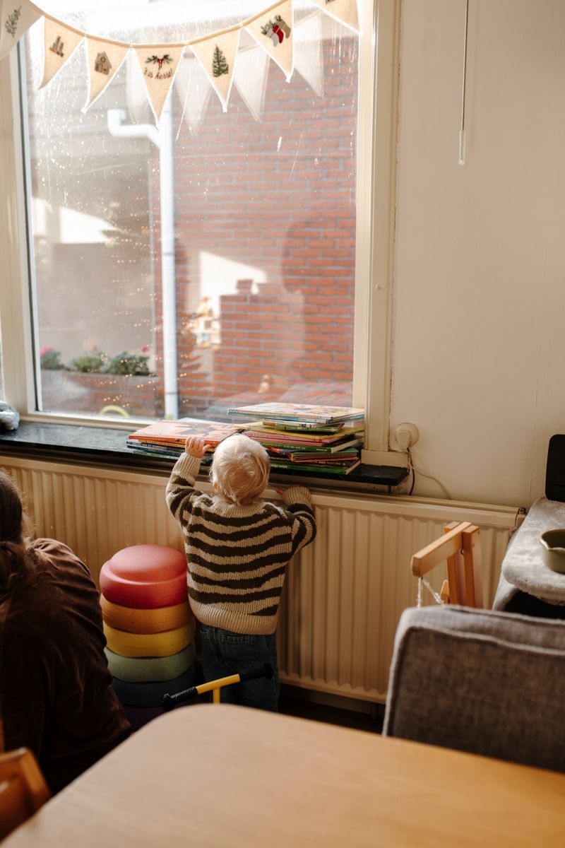 Gezinsfotoshoot aan huis
