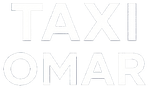 Testo Taxi Omar in blu scuro.