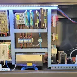 Well Lit Electrical Compartment