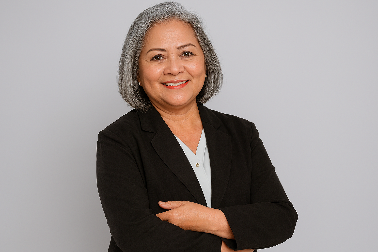 Group of Service Tasmania employees standing at a counter. Service Tasmania logo on the wall behind them.