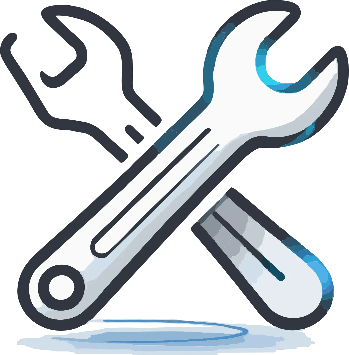 Un bloc-notes avec deux éléments cochés et un crayon posé sur la feuille, indiquant des tâches ou une liste en cours de réalisation.