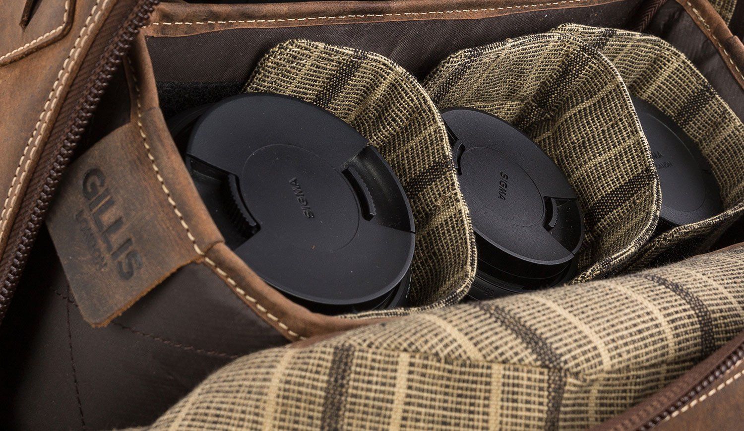 Leather Camera Bags, Gillis London Timeless & multifunctional, UK