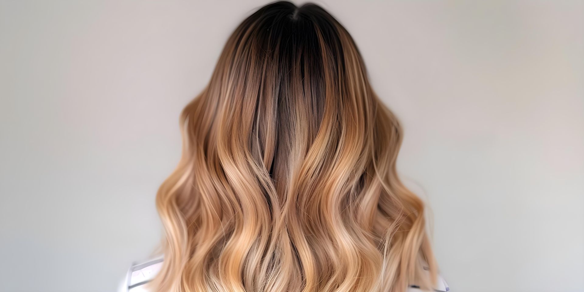 A woman with pink hair is getting her hair done in a salon.