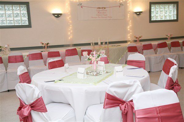 Table with Red Ribbons — Columbus, OH — The Venice Club