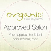 Organic approved salon logo