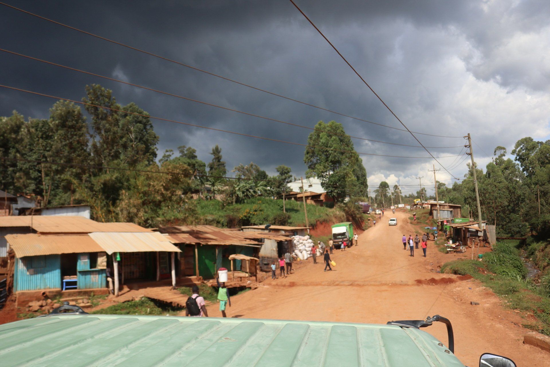 zandweg in Kenia