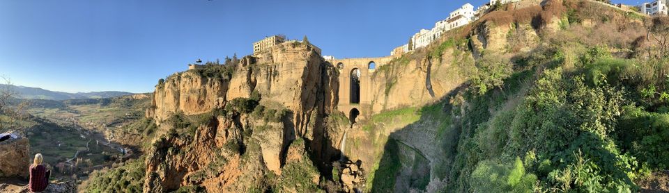 Panorama view op Spaanse stad Ronda