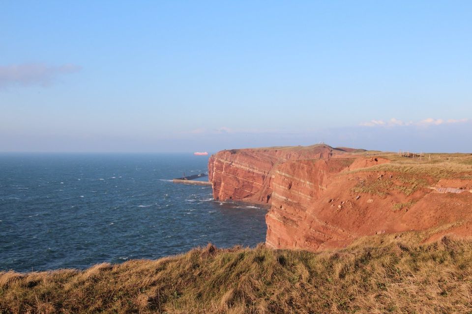 rotskust van Helgoland