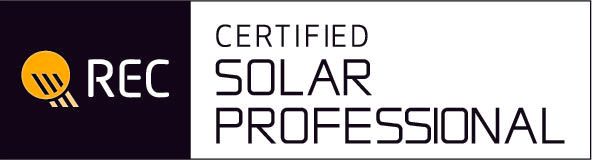 Rec solar professional är en certifierad solcellsproffs