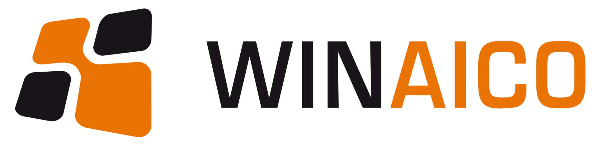 Winaicos logotyp är orange och svart på en vit bakgrund.