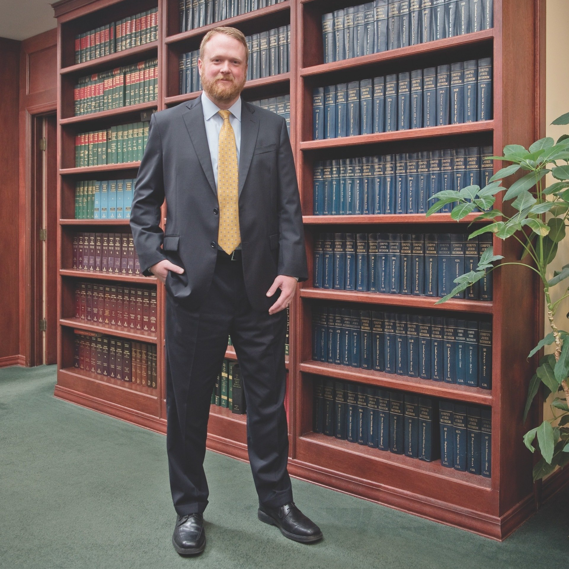 Civil Litigation Lawyer — Scott Taylor Sitting On His Office In Waynesville, NC
