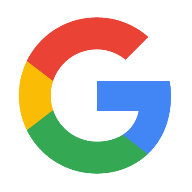 The google logo is a rainbow colored g in a circle.