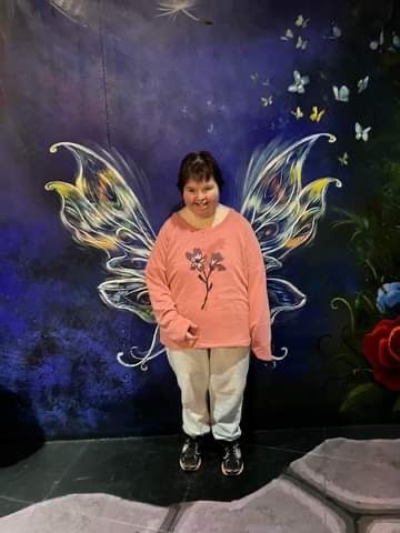 A Woman Have a Wings of Butterfly Painting in the Wall — Riverwood & Peakhurst, Nsw — a Little Rei of Sunshine