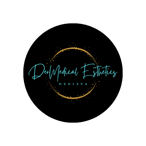 Logo for DerMedical Esthetics Medispa in Halifax, awarded Consumer Choice Award 2025, against a black background.