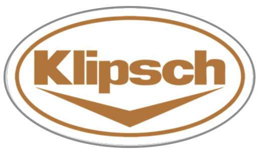 A klipsch logo on a white background