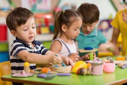 Children Playing in School — Philadelphia, PA — Learning World Child Academy