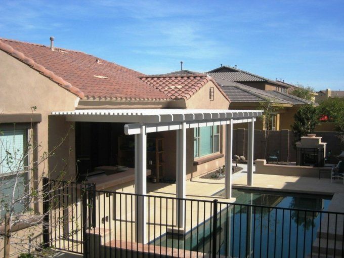 Lattice Roof By The Pool – Bakersfield, CA – Bakersfield Patios Covers