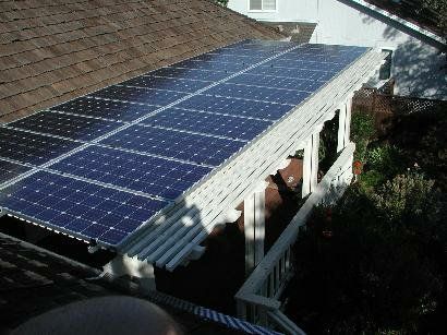 Solar Panel Aerial View – Bakersfield, CA – Bakersfield Patios Covers