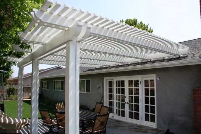Backyard Lattice Roof – Bakersfield, CA – Bakersfield Patios Covers