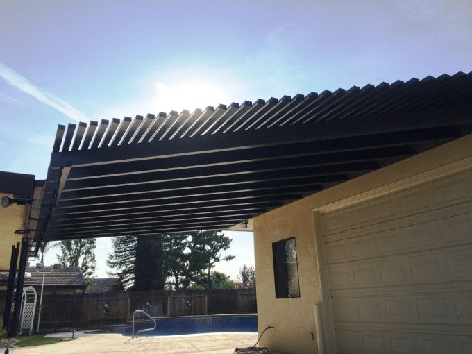 Extended Lattice Roof – Bakersfield, CA – Bakersfield Patios Covers