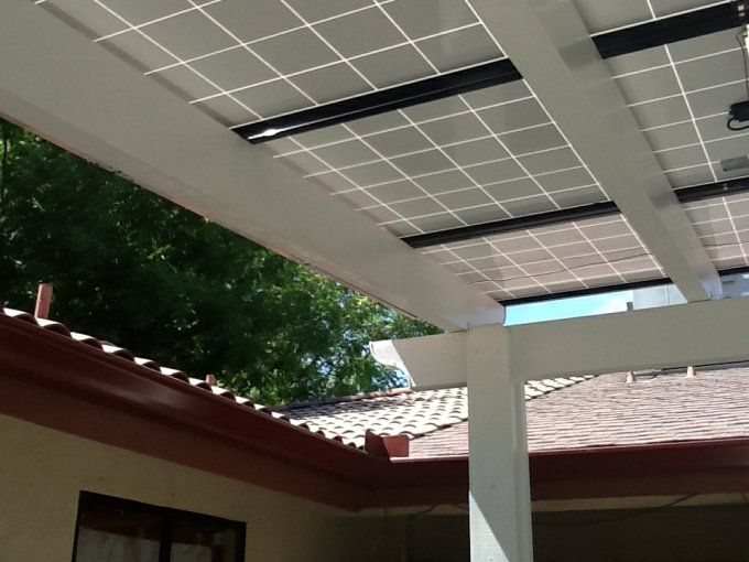 Solar Panels Under Lattice Roofing – Bakersfield, CA – Bakersfield Patios Covers