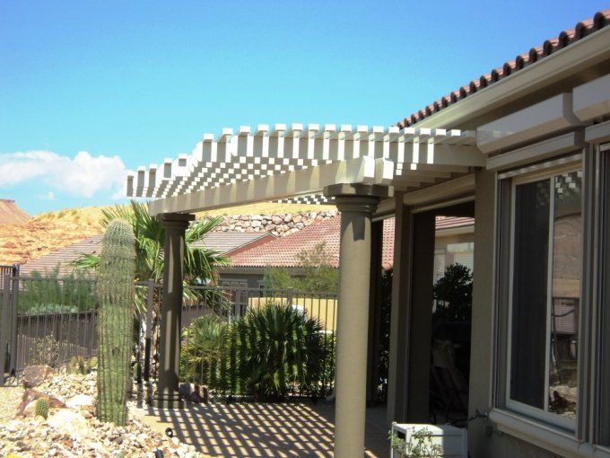 Arch Type Lattice Roof – Bakersfield, CA – Bakersfield Patios Covers