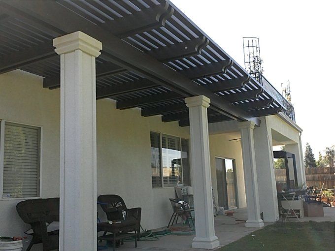 Mini Backyard Lattice Roof – Bakersfield, CA – Bakersfield Patios Covers