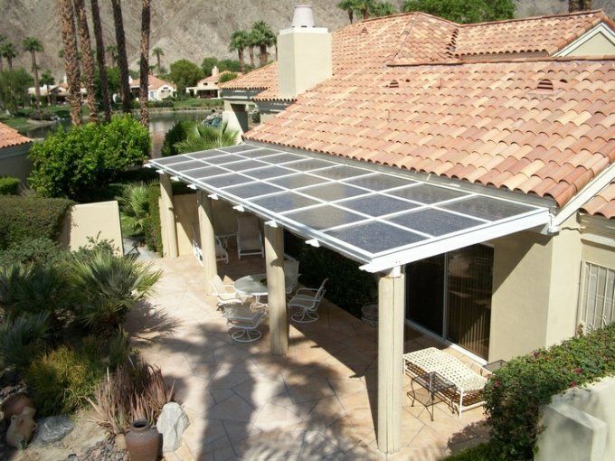 Solar Panels Located Over The Garden Roof – Bakersfield, CA – Bakersfield Patios Covers