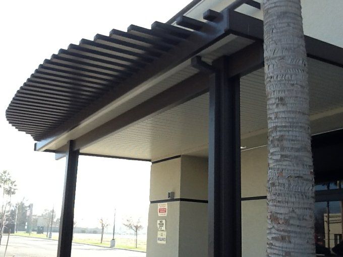 Extended Solid Roof With An Accent of Lattice – Bakersfield, CA – Bakersfield Patios Covers