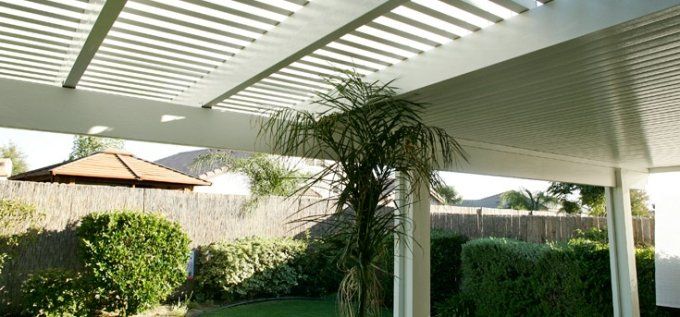 Garden Under The Combined Roof – Bakersfield, CA – Bakersfield Patios Covers