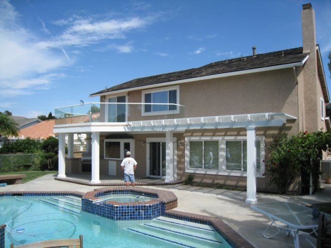 Beautiful Roofing By The Pool – Bakersfield, CA – Bakersfield Patios Covers