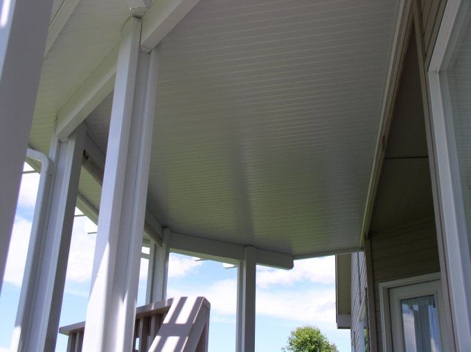 White Solid Roof Mini Terrace – Bakersfield, CA – Bakersfield Patios Covers