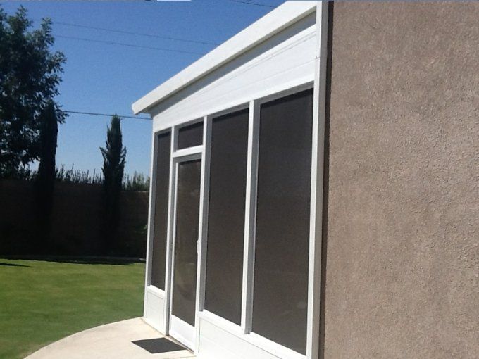Sun Room Entrance Solar Protection – Kern County, CA – Bakersfield Patios Covers