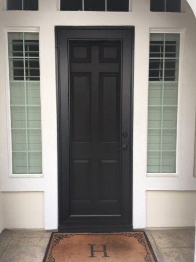 Black Front Door – Kern County, CA – Bakersfield Patios Covers