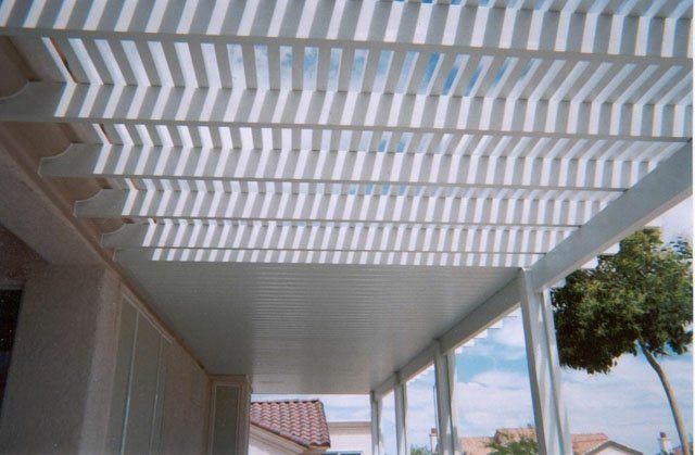 Half Lattice Roof Half Solid Roof – Bakersfield, CA – Bakersfield Patios Covers
