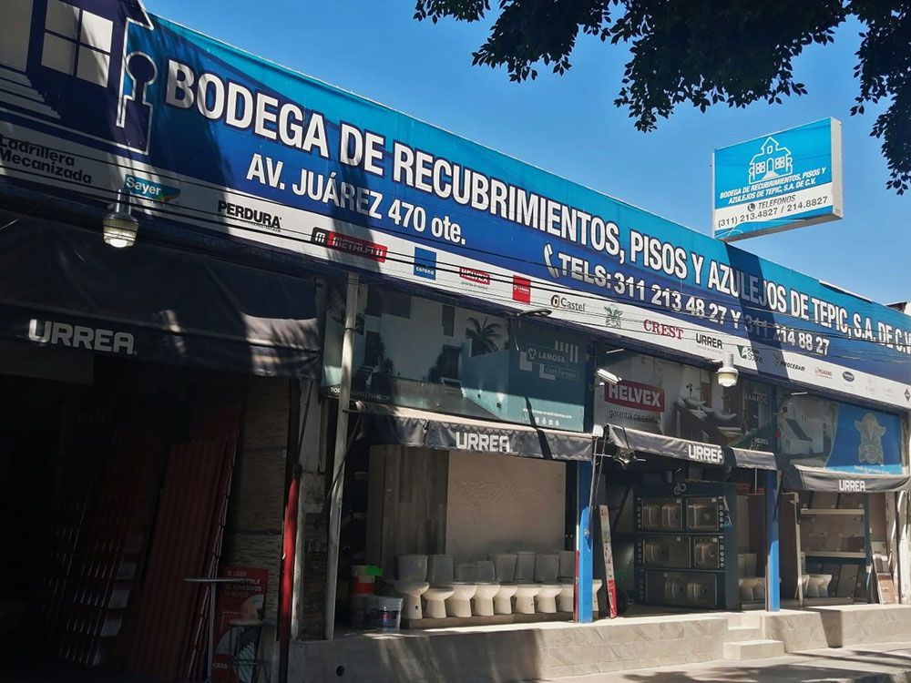 BODEGA DE RECUBRIMIENTOS PISOS Y AZULEJOS DE TEPIC - SUCURSAL MATRIZ JUÁREZ