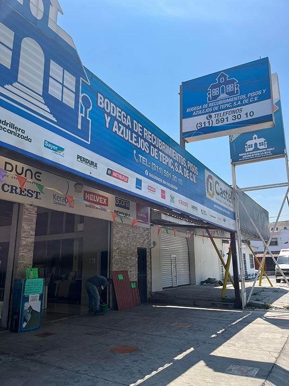 BODEGA DE RECUBRIMIENTOS PISOS Y AZULEJOS DE TEPIC -