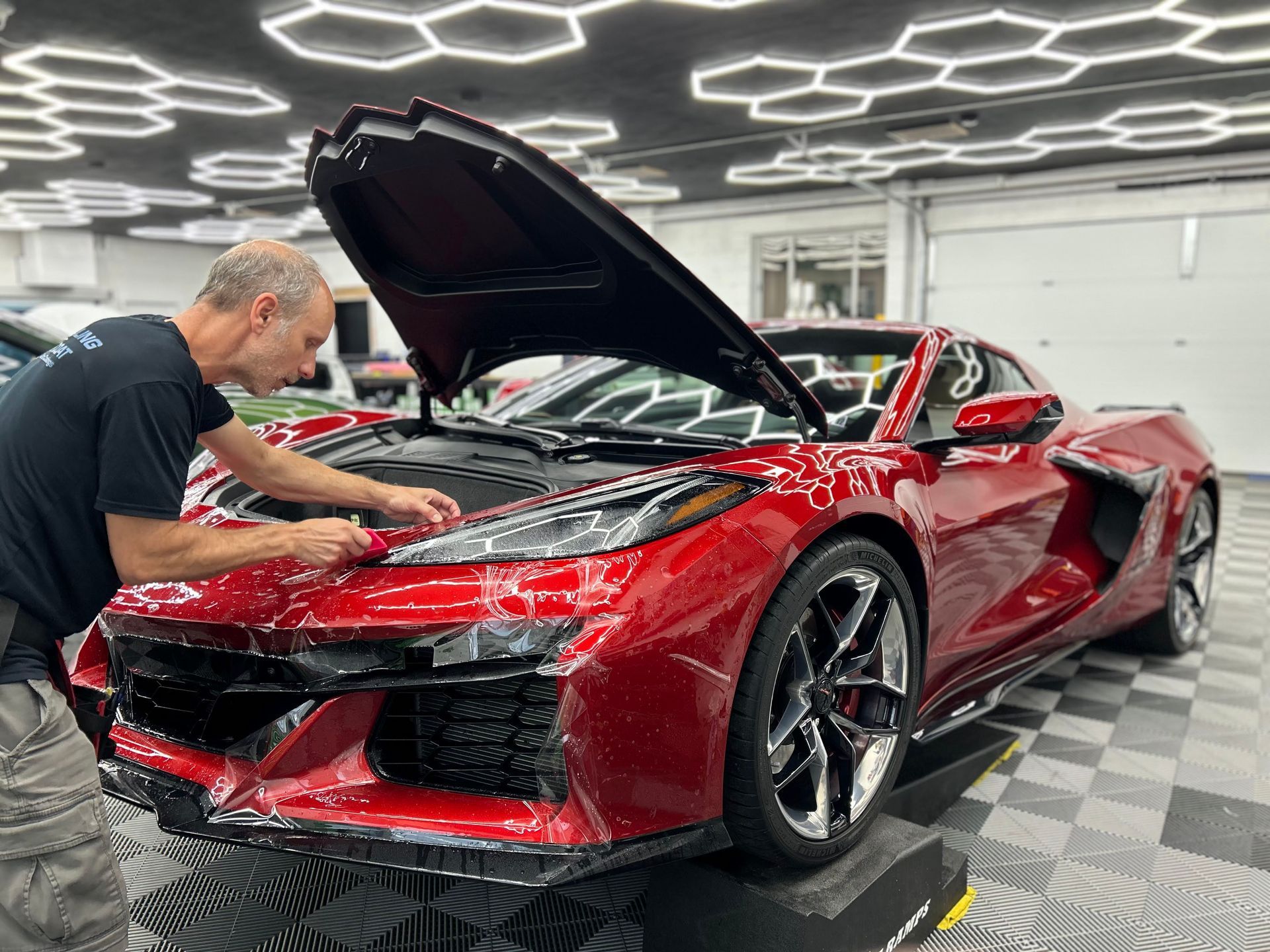 C8 Corvette PPF Paint protection film application Johnstown PA