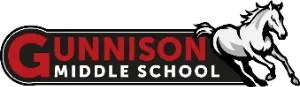 Gunnison Middle School logo: Red 