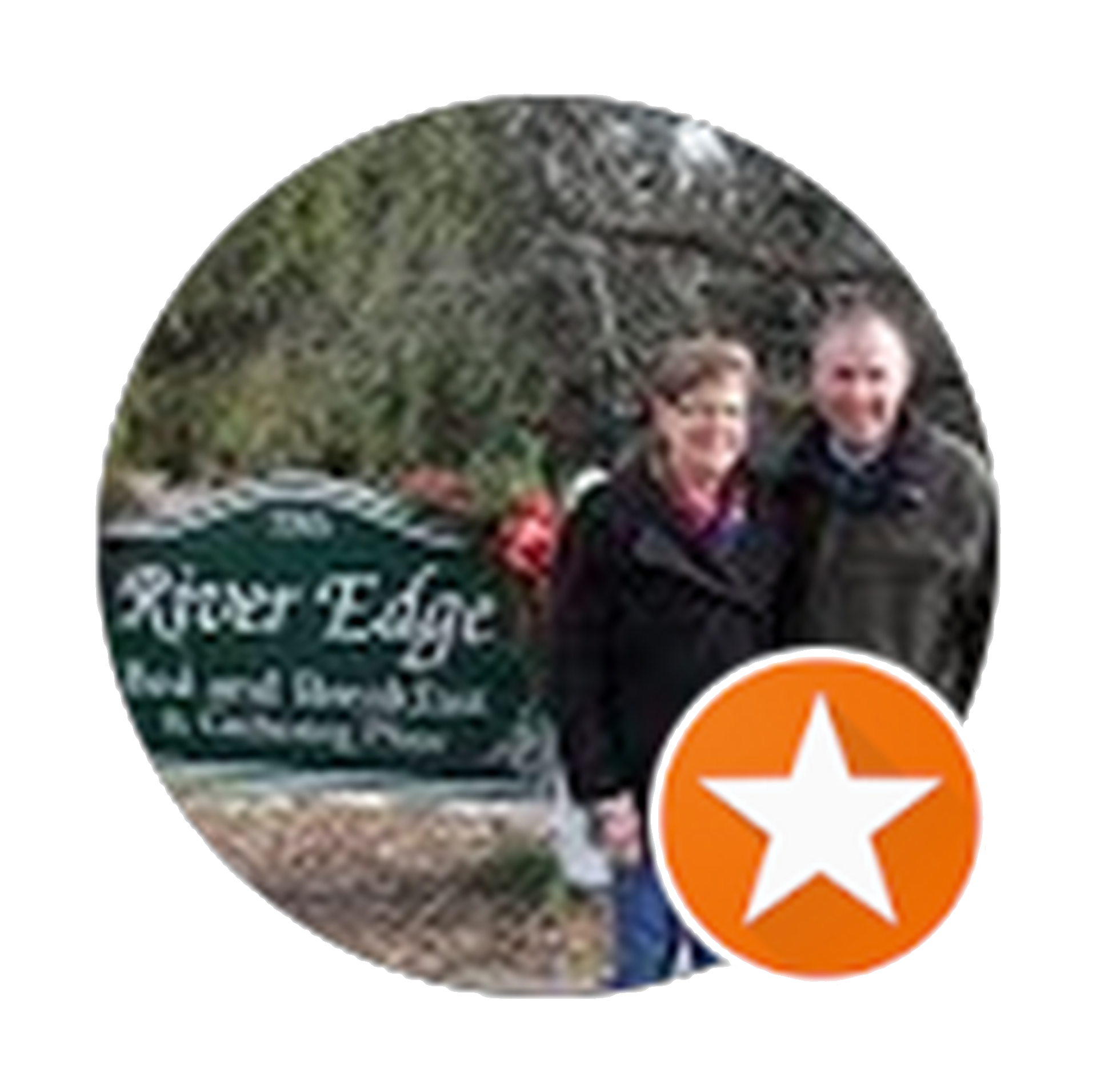 Couple standing by a 